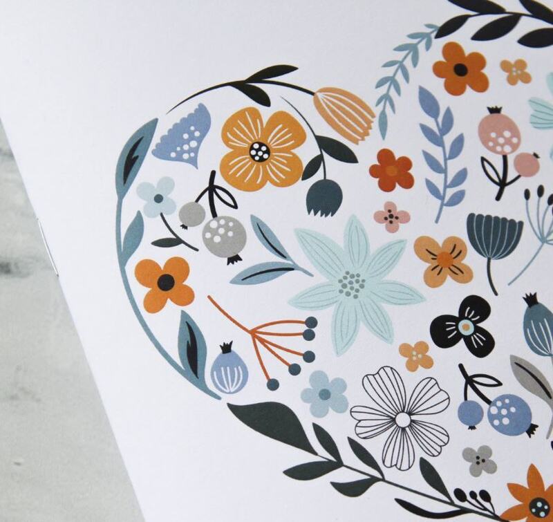 Designový sešit LEPIKARO A5 Srdce - 1 ks