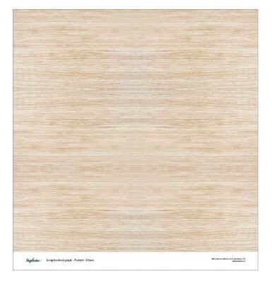 Designový scrapbookový papír LEPIKARO (30,5 cm / 190 g) dřevo - 1 ks