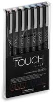 Popisovače TOUCH, sada 7 ks, barevná - sada 7 ks, barevná