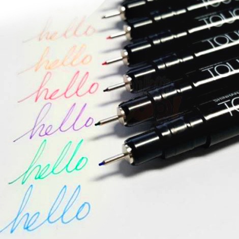 Popisovače TOUCH, sada 7 ks, barevná - sada 7 ks, barevná