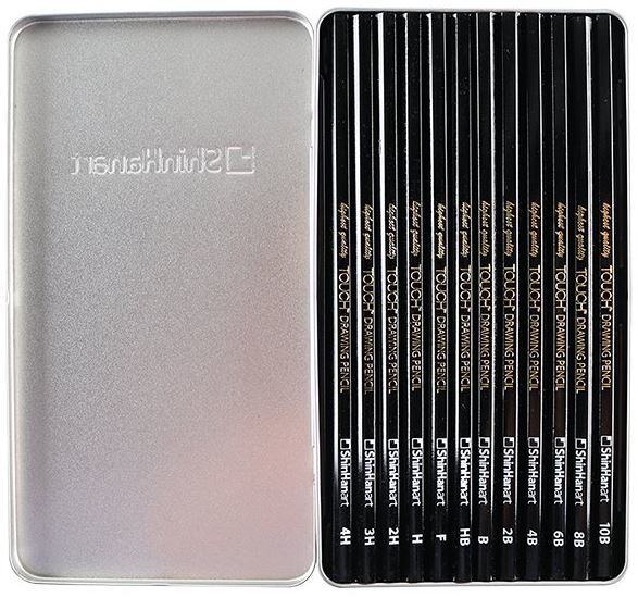 Kreslicí tužky TOUCH v plechovce - sada 12 ks