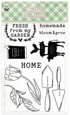 Silikonová razítka P13 - Farm Sweet Farm - sada 10 ks