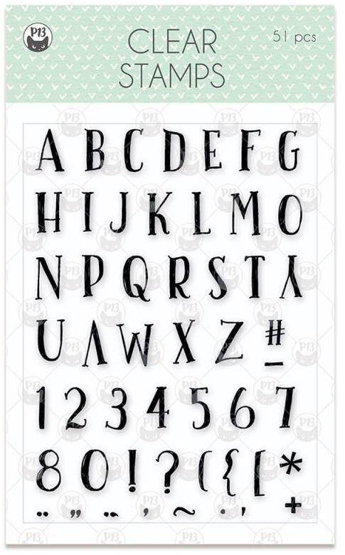 Silikonová razítka P13 - We are Family abeceda