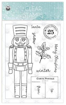 Silikonová razítka P13 - The four seasons - Winter - sada 8 ks