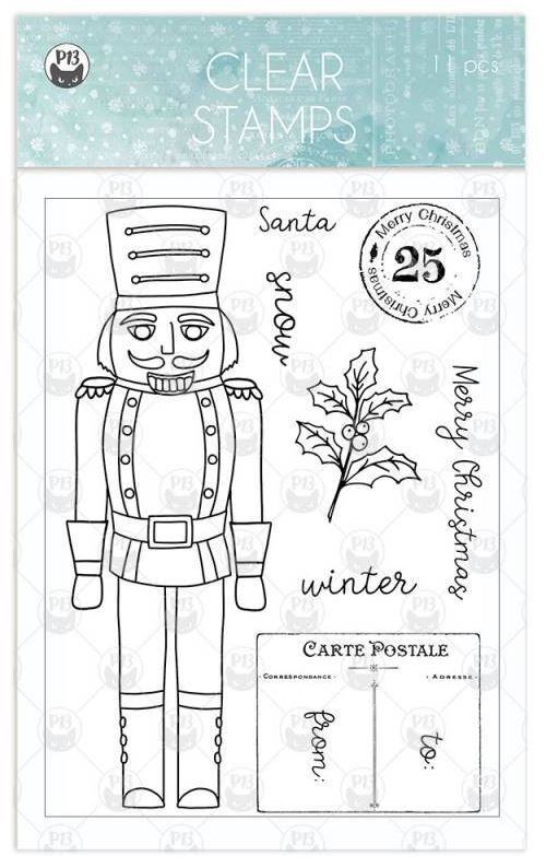 Silikonová razítka P13 - The four seasons - Winter - sada 8 ks