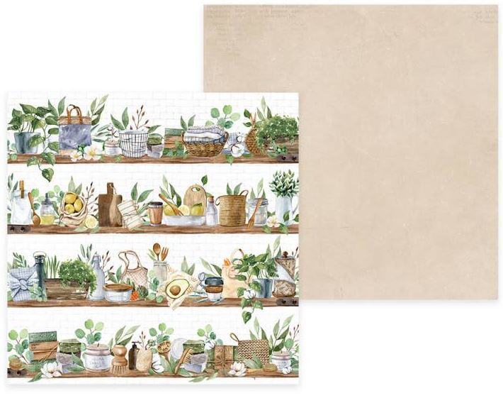 Sada scrapbookových oboustranně potištěných papírů P13 6x6" There is no Planet B - sada 24 listů