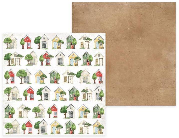 Sada scrapbookových oboustranně potištěných papírů P13 12x12" Farm Sweet Farm - sada 12 listů