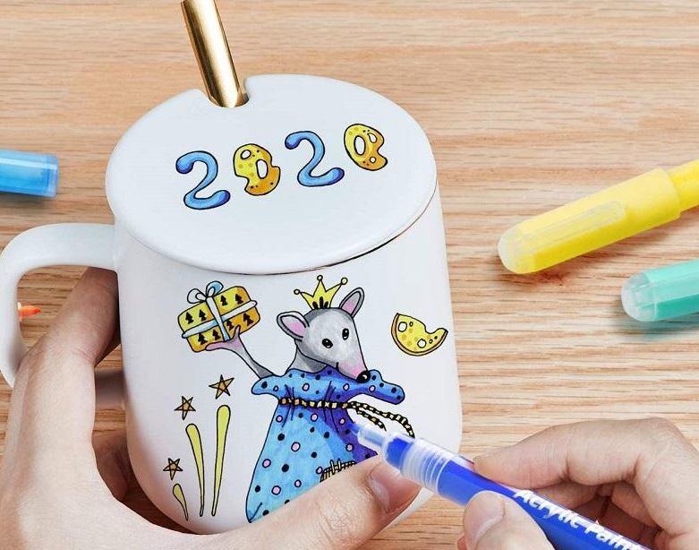 Akrylové popisovače OHUHU - sada 40 ks