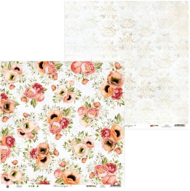 Sada scrapbookových oboustranně potištěných papírů P13 12x12" Till we meet again - sada 12 listů