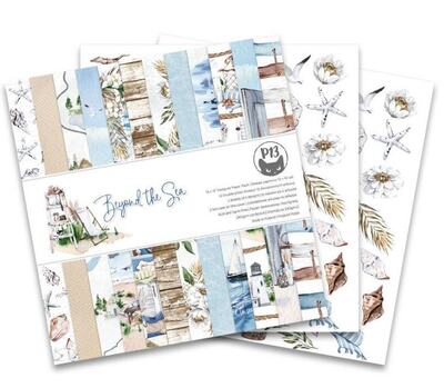 Sada scrapbookových oboustranně potištěných papírů P13 12x12" Beyond the Sea - sada 12 listů