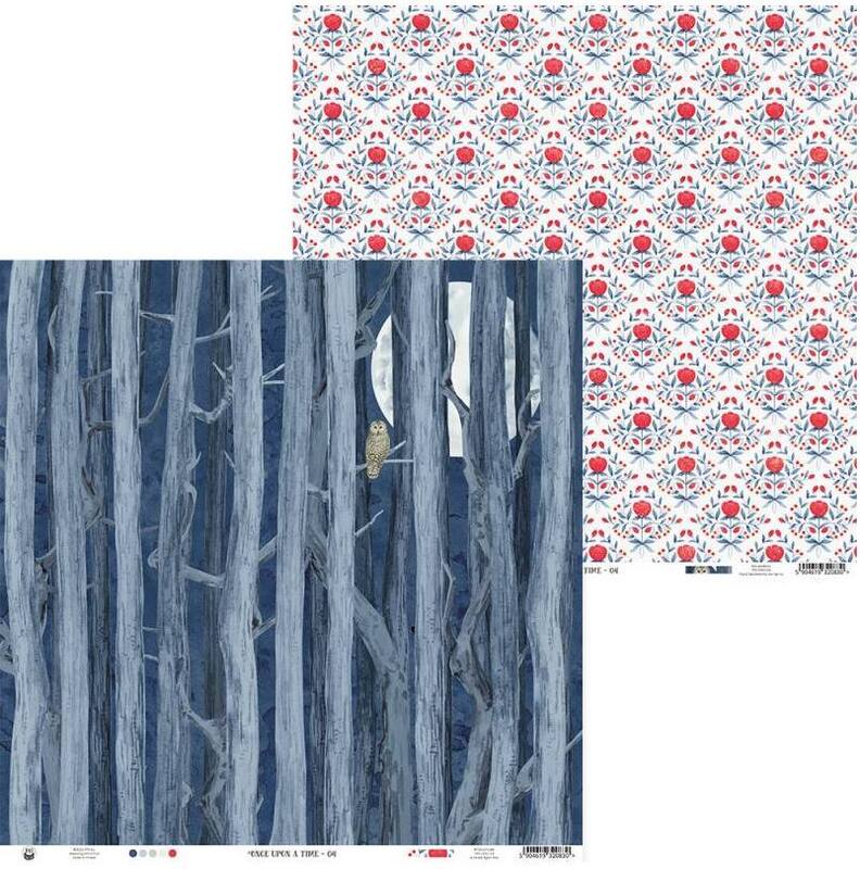 Sada scrapbookových oboustranně potištěných papírů P13 12x12" Once Upon a Time - sada 12 listů