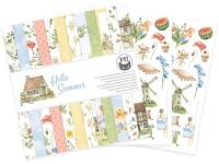 Sada scrapbookových oboustranně potištěných papírů P13 12x12" Hello Summer - sada 12 listů