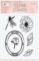 Silikonová razítka P13 - Lucidity - sada 6 ks