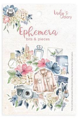 Papírové výseky P13 - Lady´s diary - sada 12 ks