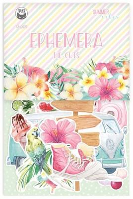 Papírové výseky P13 - Summer Vibes - sada 12 ks