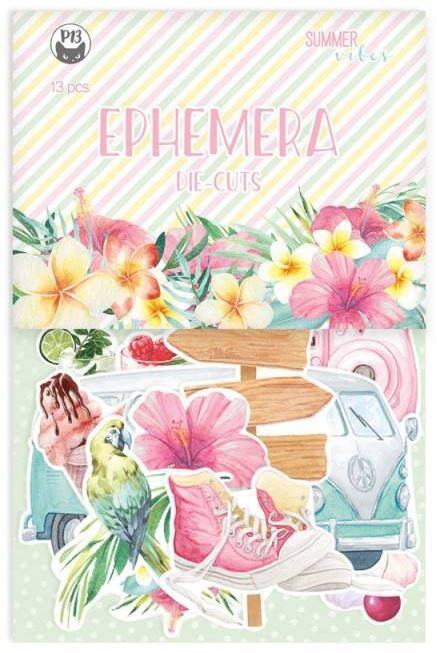 Papírové výseky P13 - Summer Vibes - sada 12 ks