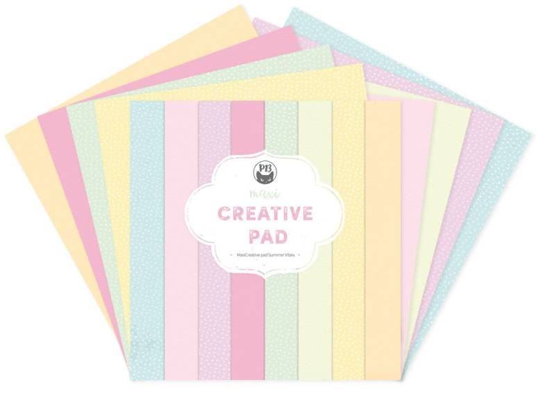 Sada scrapbookových oboustranně potištěných papírů P13 12x12" MCP Summer vibes - sada 12 listů