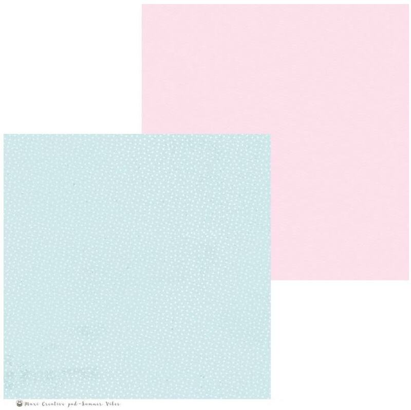 Sada scrapbookových oboustranně potištěných papírů P13 12x12" MCP Summer vibes - sada 12 listů