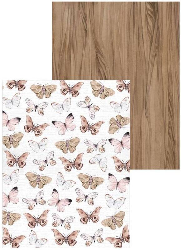 Sada scrapbookových oboustranně potištěných papírů P13 6x8" Always and Forever - sada 24 listů