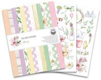 Sada scrapbookových oboustranně potištěných papírů P13 6x8" The four seasons - Spring - sada 24 listů