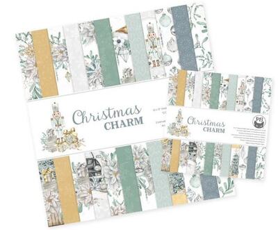 Sada scrapbookových oboustranně potištěných papírů P13 12x12" Christmas Charm - sada 12 listů Sada scrapbookových oboustranně potištěných papírů P13 12x12" Christmas Charm - sada 12 listů