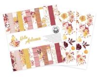 Sada scrapbookových oboustranně potištěných papírů P13 12x12" Hello Autumn - sada 12 listů