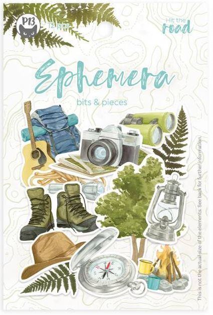 Papírové výseky P13 - Hit the road - sada 12 ks