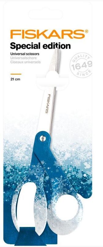 Nůžky Fiskars, modré, 21 cm