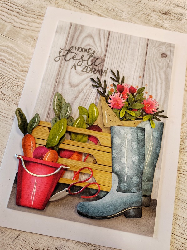 Přání ruční výroba - Pro zahradníka