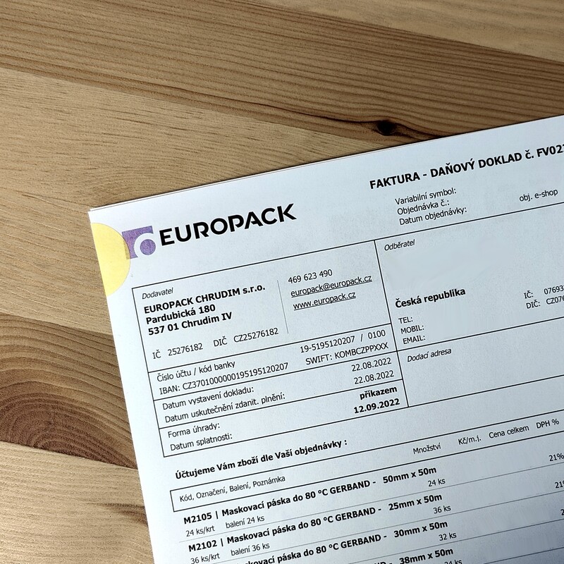 Samolepicí papírová kolečka 