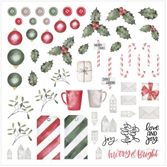 Papírové výseky MODA SCRAP - Christmas Italian Style