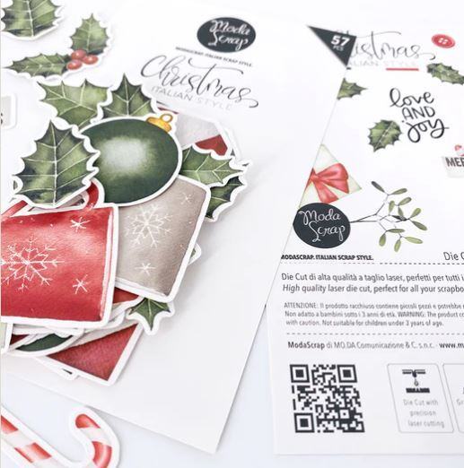 Papírové výseky MODA SCRAP - Christmas Italian Style
