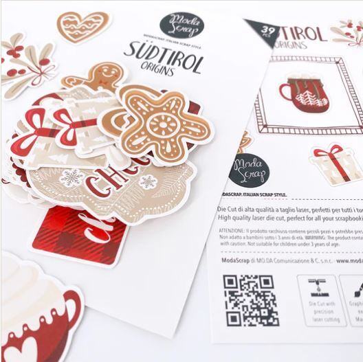 Papírové výseky MODA SCRAP - Südtirol Origins