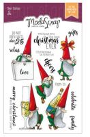 Silikonová razítka MODA SCRAP - Skřítci oslava - sada 15 ks