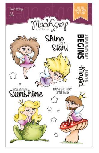 Silikonová razítka MODA SCRAP - Víly 1