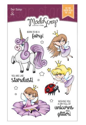 Silikonová razítka MODA SCRAP - Víly 2