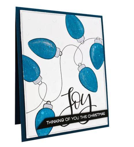 Silikonová razítka MODA SCRAP - Vánoční světýlka - sada 13 ks