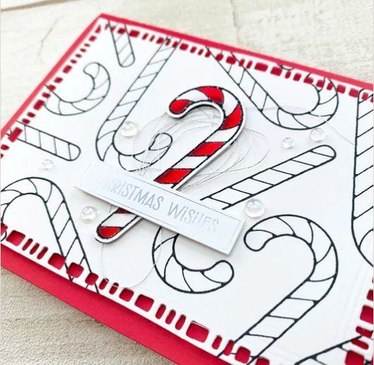 Silikonová razítka MODA SCRAP - bonbóny - sada 12 ks