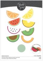 Vyřezávací šablony MODA SCRAP - ovoce - sada 12 ks
