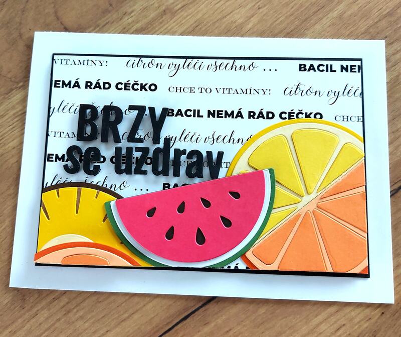 Vyřezávací šablony MODA SCRAP - ovoce - sada 12 ks