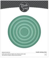 Vyřezávací šablony MODA SCRAP - kruh s ozdobným lemem - sada 9 ks