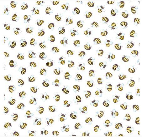 Sada papírů MODA SCRAP 6x6" - Save the Bees - sada 12 listů