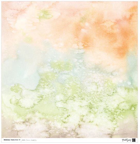 Sada papírů MODA SCRAP 6x6" - Shades of love - sada 12 listů