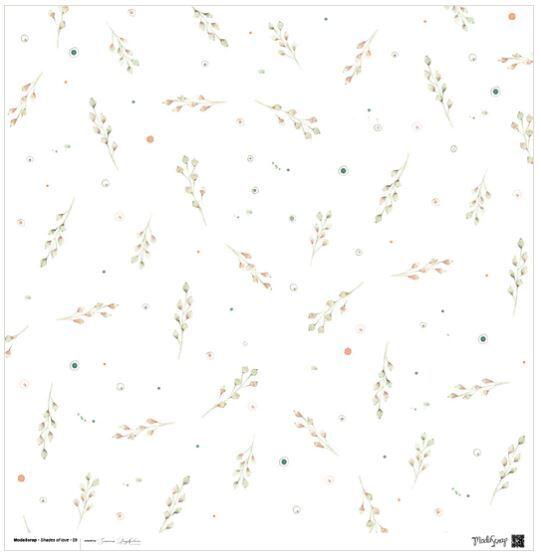 Sada papírů MODA SCRAP 12x12" - Shades of love - sada 12 listů