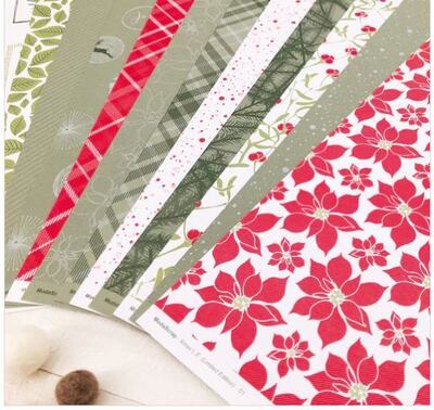 Sada papírů MODA SCRAP 12x12" - Vánoční speciál - sada 12 listů