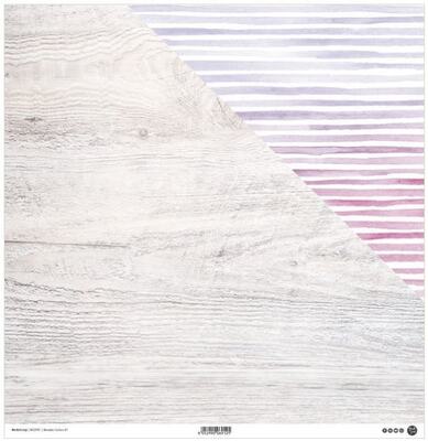 Oboustranně potištěný papír MODA SCRAP 12x12" - DŘEVO 1 - 1 ks