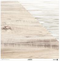 Oboustranně potištěný papír MODA SCRAP 12x12" - DŘEVO 2 - 1 ks