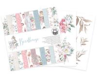 Sada scrapbookových oboustranně potištěných papírů P13 6x6" - Birdhouse - sada 24 listů