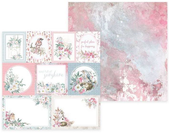 Sada scrapbookových oboustranně potištěných papírů P13 6x6" - Birdhouse - sada 24 listů