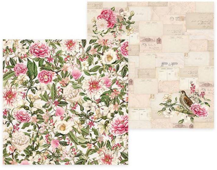 Sada scrapbookových oboustranně potištěných papírů P13 6x6" - Dear Love - sada 24 listů